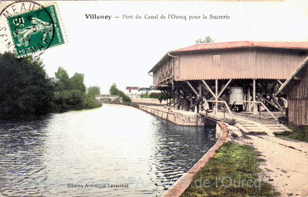 Villenoy - Port du Canal de l'Ourcq pour la Sucrerie
